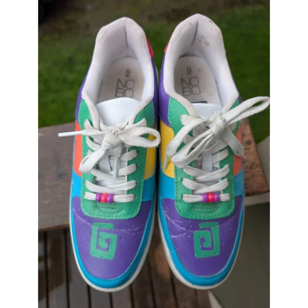 Karl Jacobs Minecraft Colorblock Shoes Logo Dream SMP Gamer Merch YouTuber SZ 9
